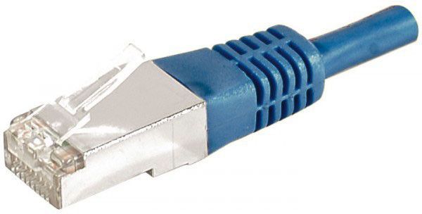 Dexlan Cat6a Rj45 Patch Cable F/utp Blue - 5 M