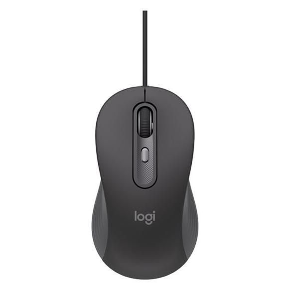 Logitech Signature M520 L for Business - Souris - droitiers et gauchers - optique - 4 boutons - filaire - USB-C