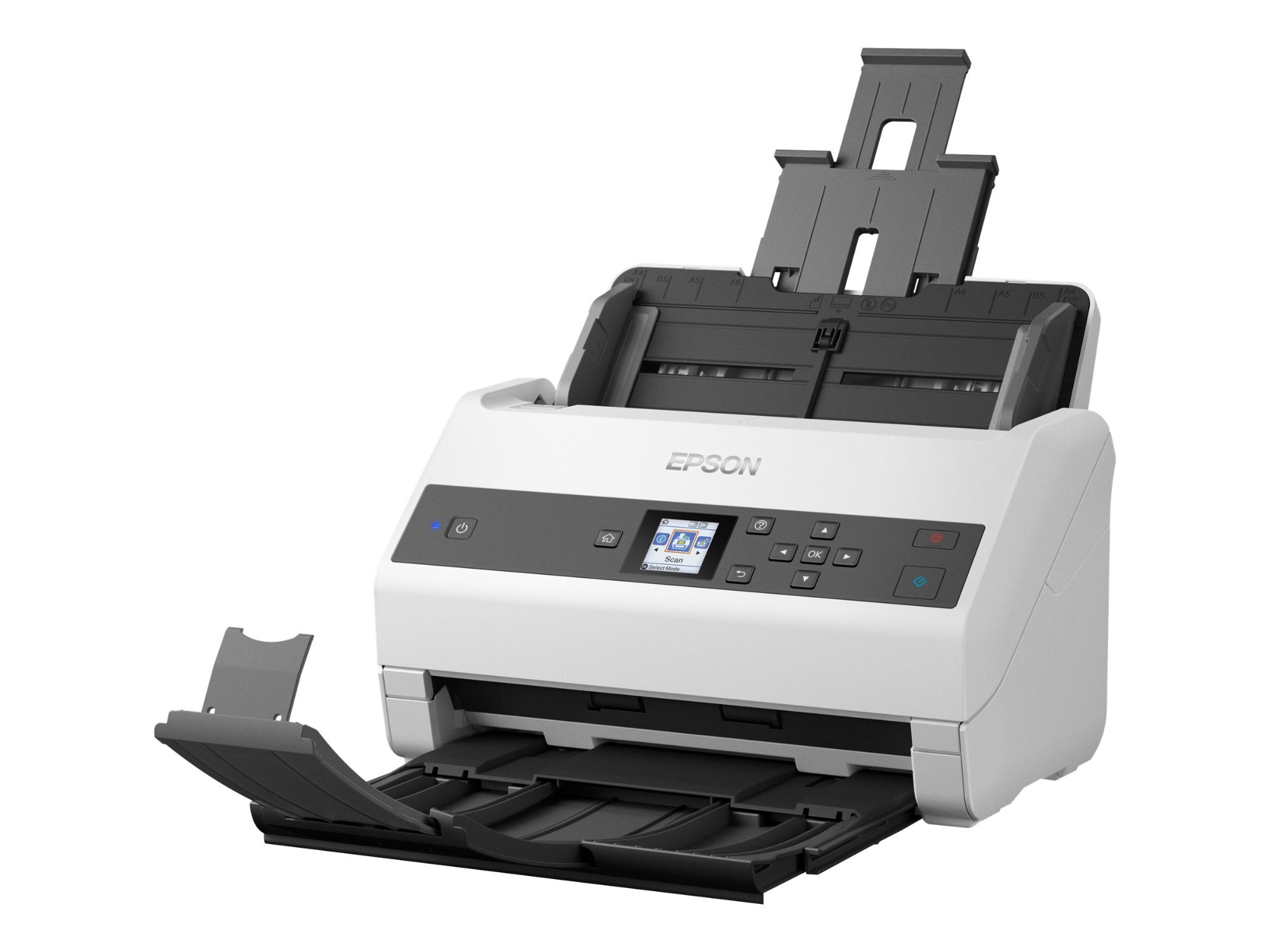 Epson WorkForce DS-870 - Scanner de documents - Capteur d'images de contact (CIS) - Recto-verso - A4 - 600 dpi x 600 dpi - jusqu'à 65 ppm (mono) / jusqu'à 65 ppm (couleur) - Chargeur automatique de documents (100 feuilles) - jusqu'à 7000 pages...