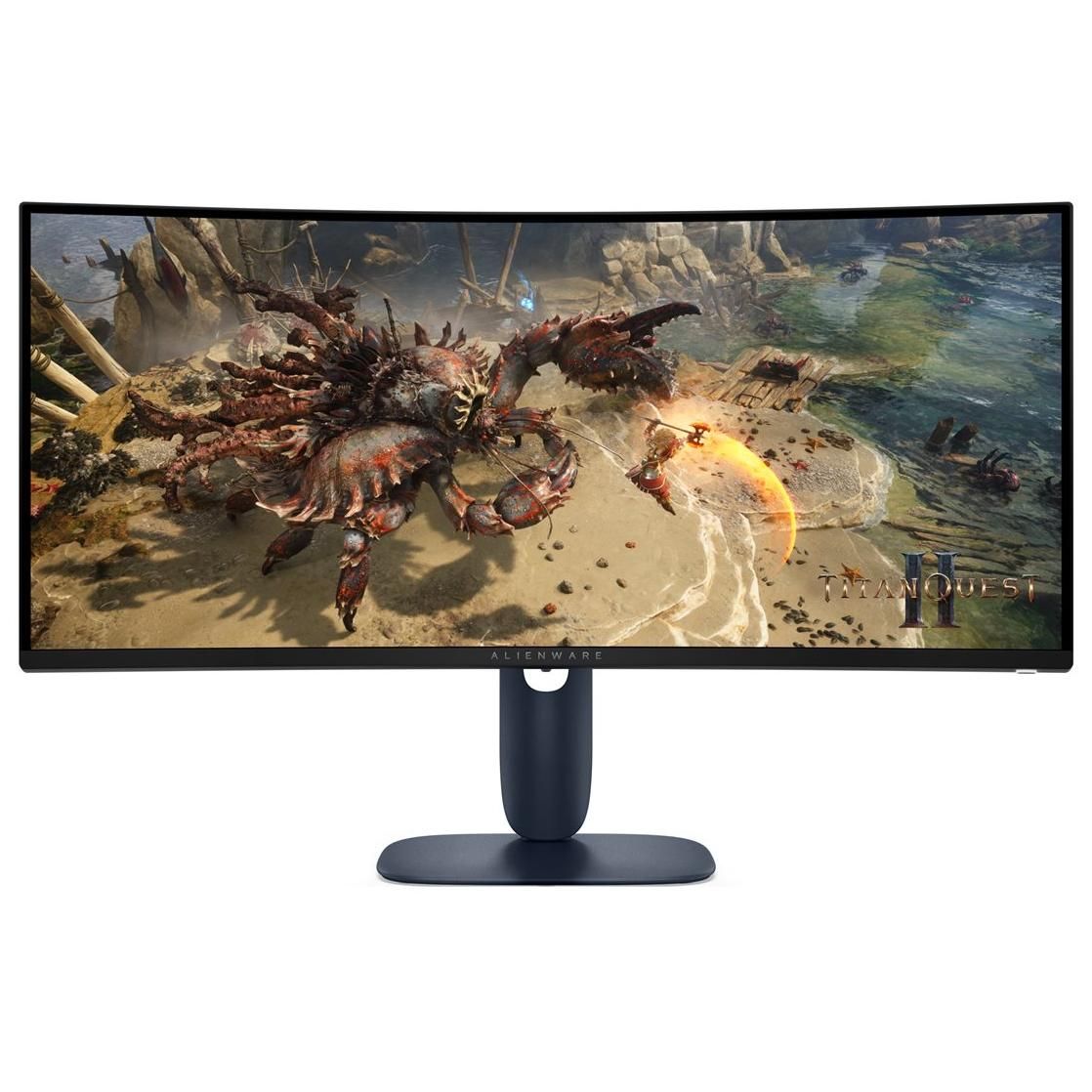 Alienware AW3425DWM - Écran LED - jeux - incurvé - 34" - 3440 x 1440 UWQHD @ 180 Hz - VA - 400 cd/m² - 3000:1 - DisplayHDR 400 - 1 ms - 2xHDMI, DisplayPort - BTO - avec 3 ans de service matériel...
