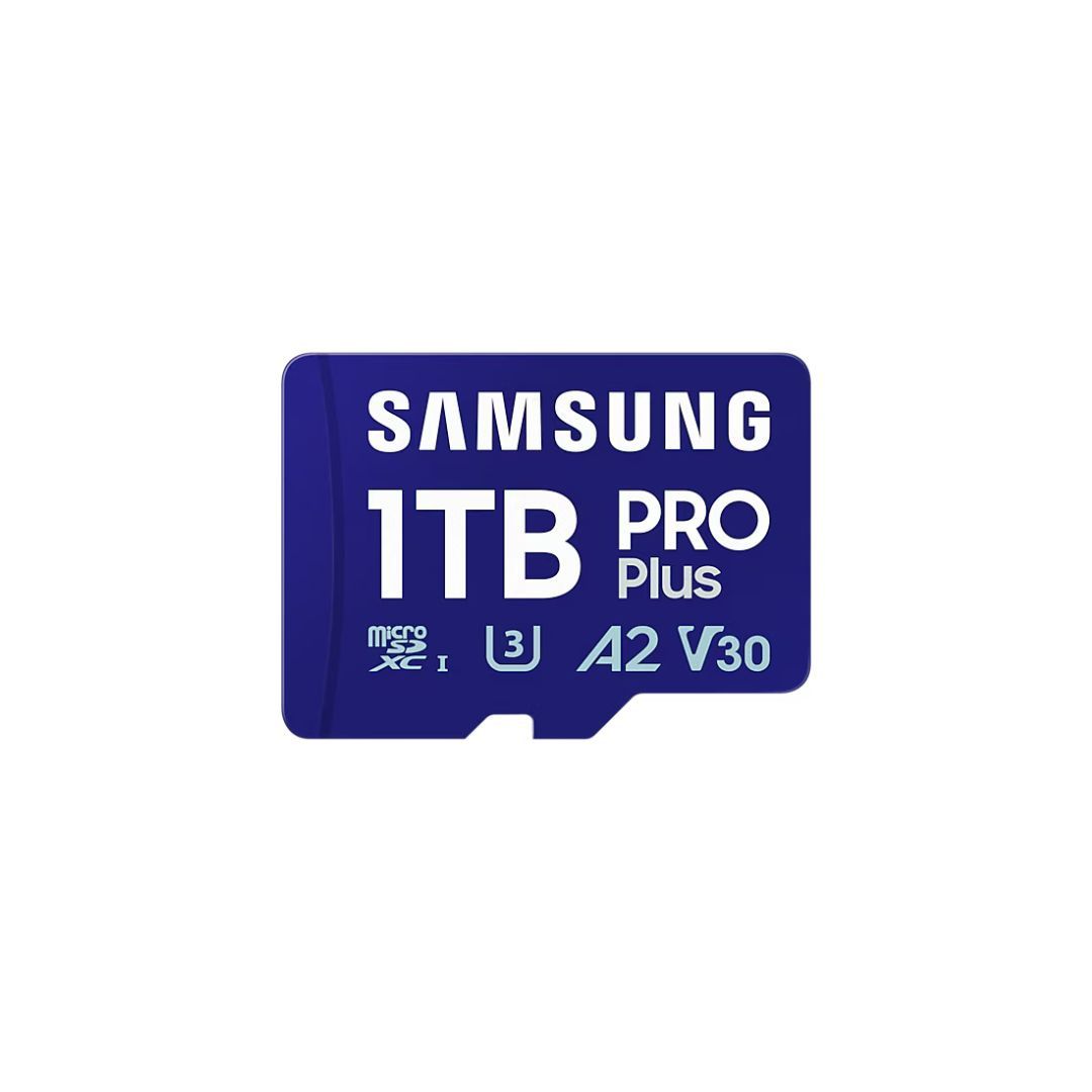 Samsung PRO Plus MB-MD1T0SB - Carte mémoire flash - 1 To - A2 / Video Class V30 / UHS-I U3 - microSDXC UHS-I - bleu