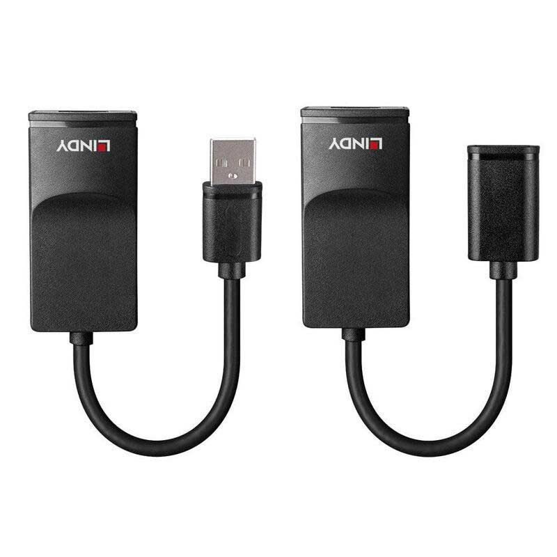 lindy usb rj cat 6 45 extenseur 60 m