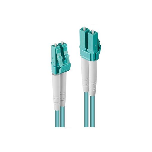 Cable óptico Lindy de modo múltiple LC - 50m (OM3, Duplex, 50/125 micras, sin halógeno)