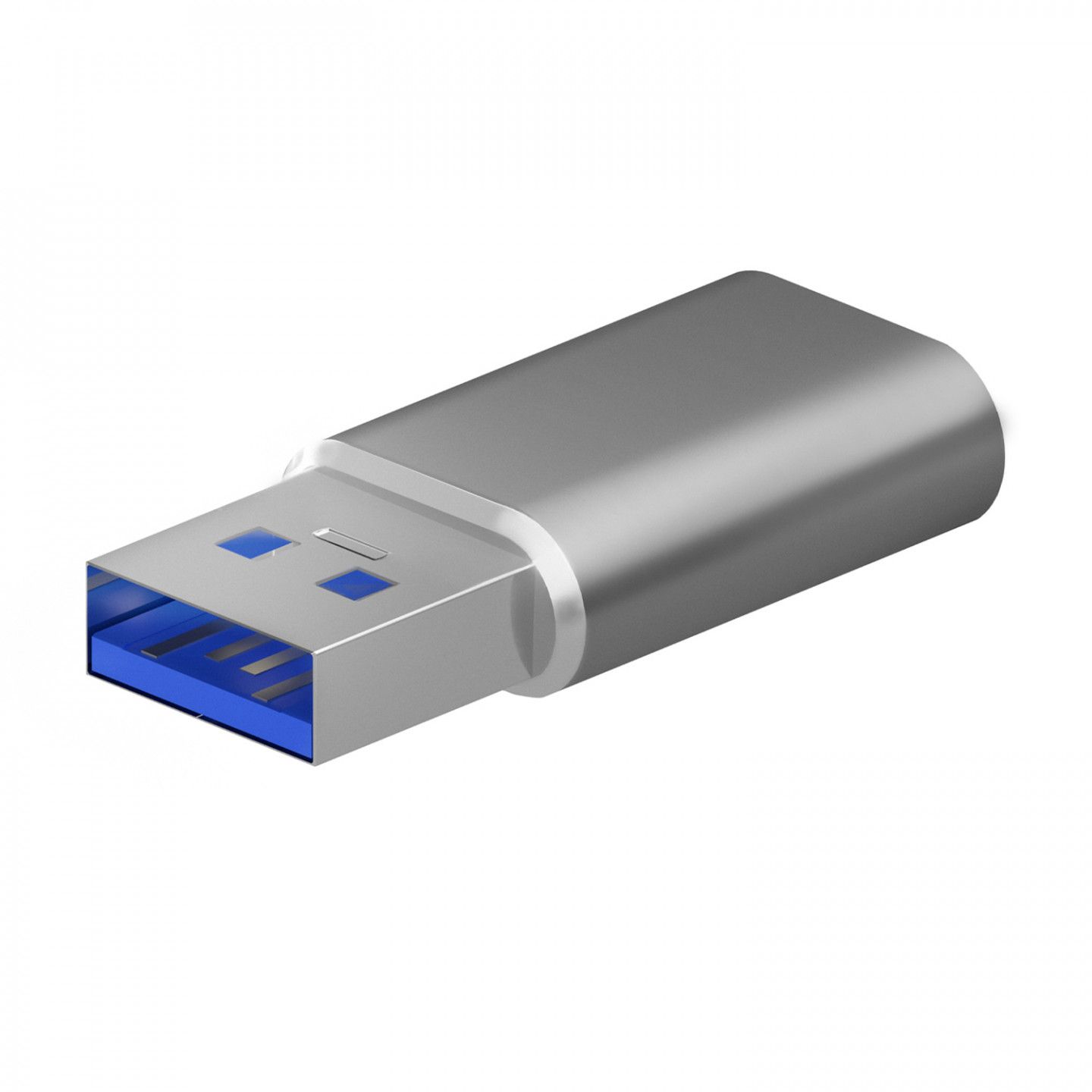 Aisens A108-0677 Changeur De Genre De Câble Usb Type-c Usb Type-a Gri