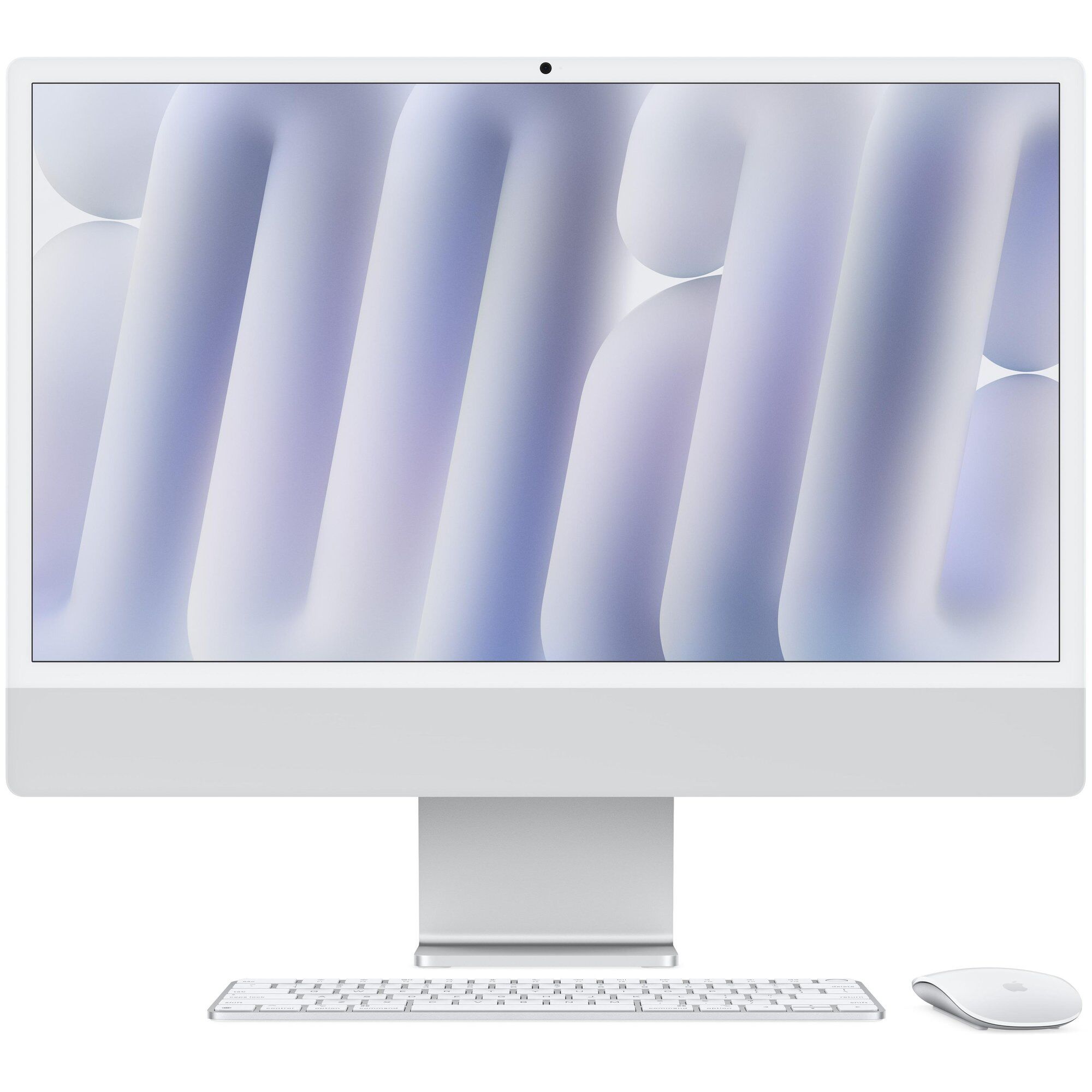 Apple iMac Apple M M4 23.5" 4480 x 2520 PC All-in-One 16 Go 512 Go SSD macOS Sequoia Wi-Fi 6E (802.11ax) Argent