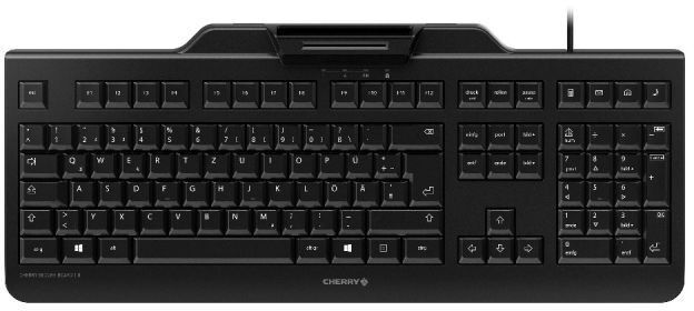 Cherry Keyboard SECURE BOARD 1.0 [DE] bk Klasse-2 Leser