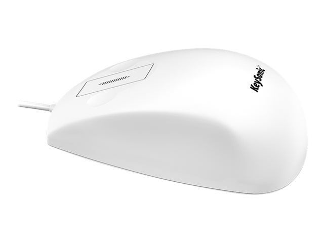 KeySonic KSM-5030M-W - Souris - 5 boutons - filaire - USB - blanc