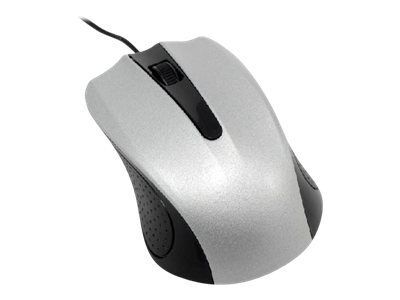 MCL Samar - Souris - droitiers et gauchers - optique - filaire - USB - noir, argent