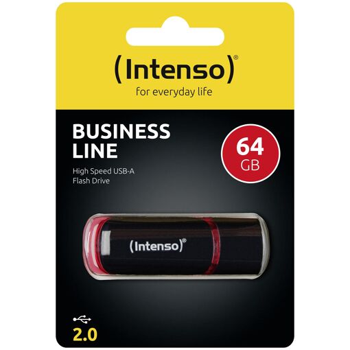 Intenso 64GB USB 2.0 Flash Drive 64GB Type-A 2.0 Black and Red
