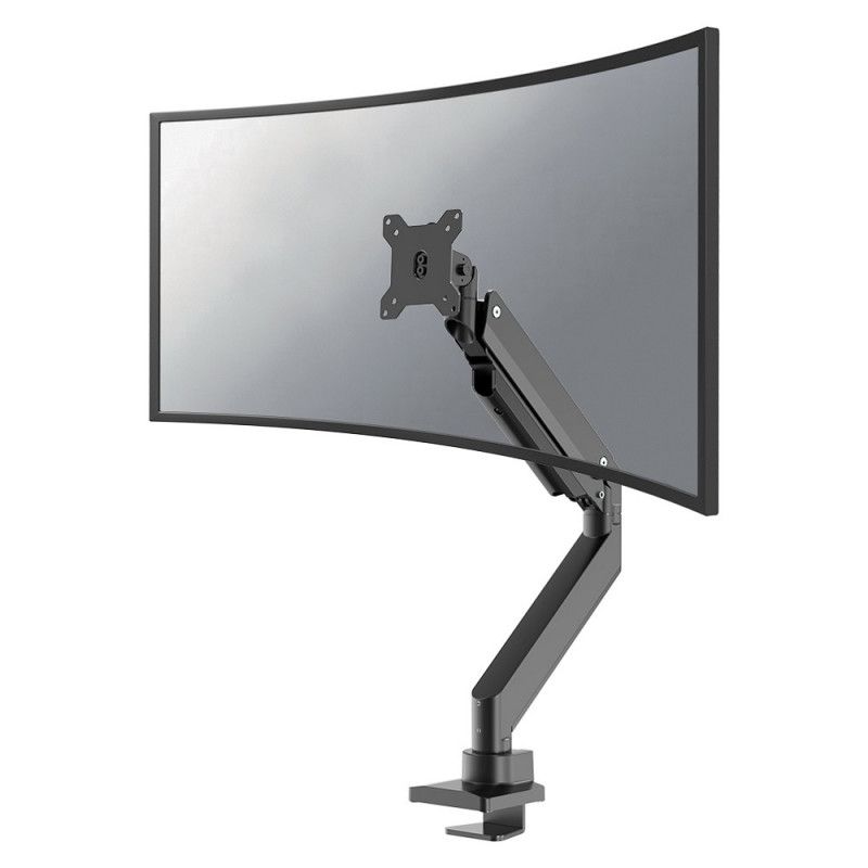 newstar neomounts flat screen desk 10-49in desk clamp/grommet black noir