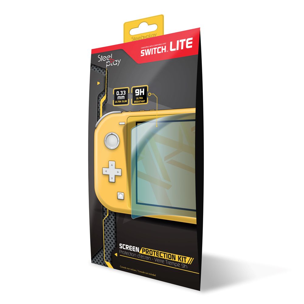 Steelplay Tempered Glass - Protection d'écran pour console de jeu - verre - transparent - pour Nintendo Switch Lite