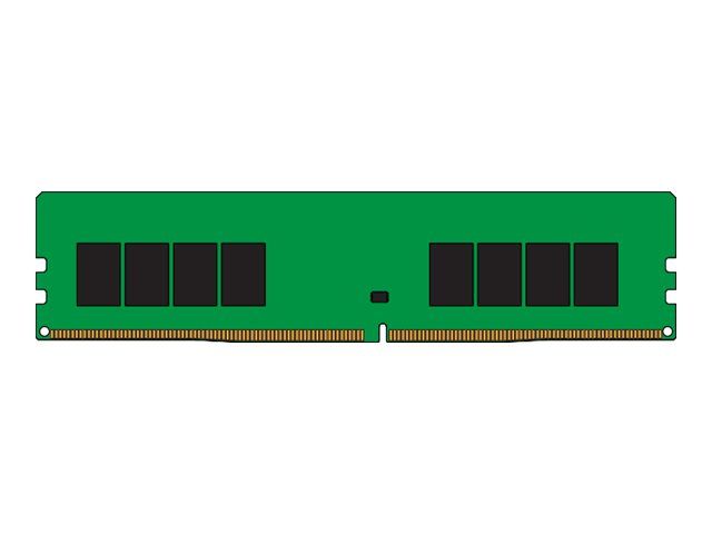Kingston ValueRAM - DDR4 - module - 16 Go - DIMM 288 broches - 3200 MT/s / PC4-25600 - CL22 - 1.2 V - mémoire sans tampon - non ECC