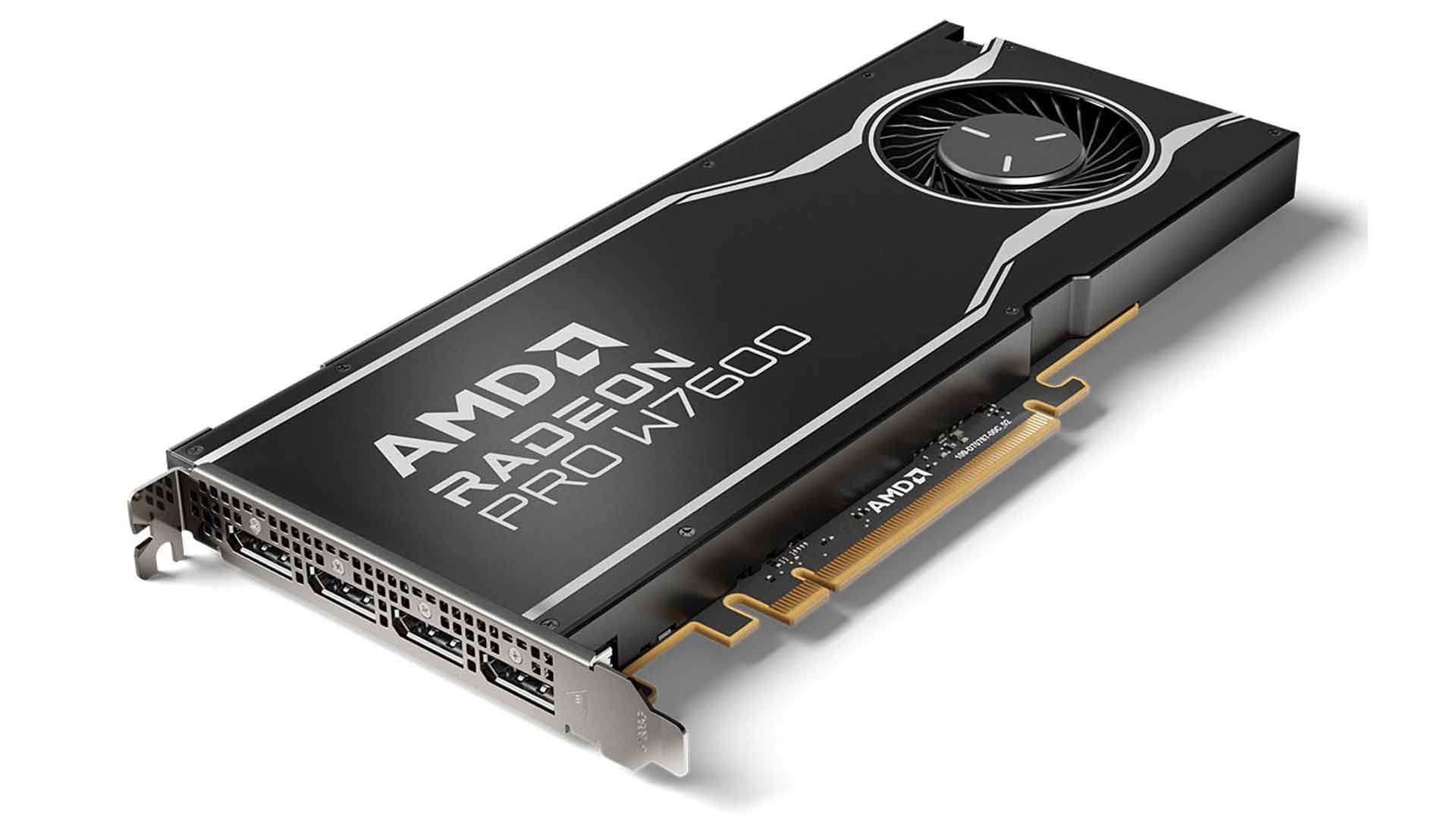 AMD Radeon Pro W7500 - Carte graphique - Radeon Pro W7500 - 8 Go GDDR6 - PCIe 4.0 x8 - 4 x DisplayPort