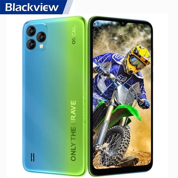 Smartphone Blackview Oscal C60 32Go 6.52 Pouces Quad Core 13MP+5MP 4780mAh Double SIM Téléphone portable 4G