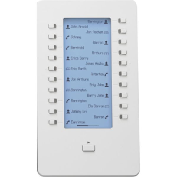 Panasonic KX-HDV20 - Module d'extension des touches pour téléphone VoIP - blanc - pour Panasonic KX-HDV230, KX-HDV330, KX-HDV430