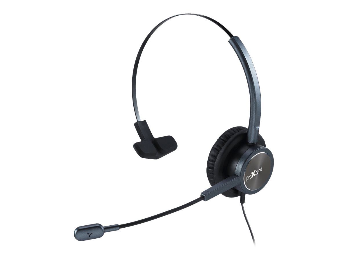 ProXtend Epode - Micro-casque - sur-oreille - filaire - USB-A - noir