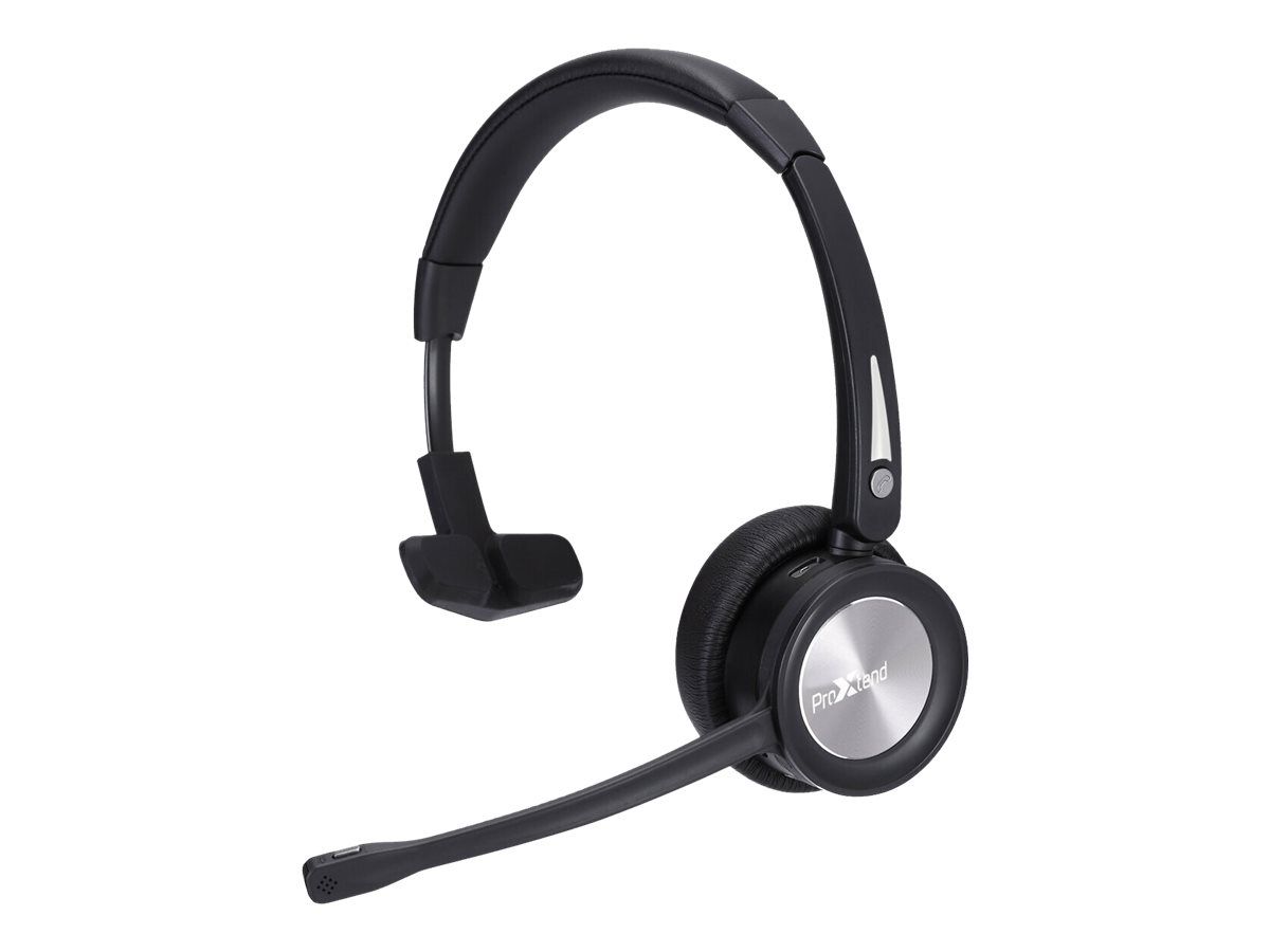 ProXtend Sonnet - Micro-casque - sur-oreille - Bluetooth - sans fil - USB-A via adaptateur Bluetooth - noir