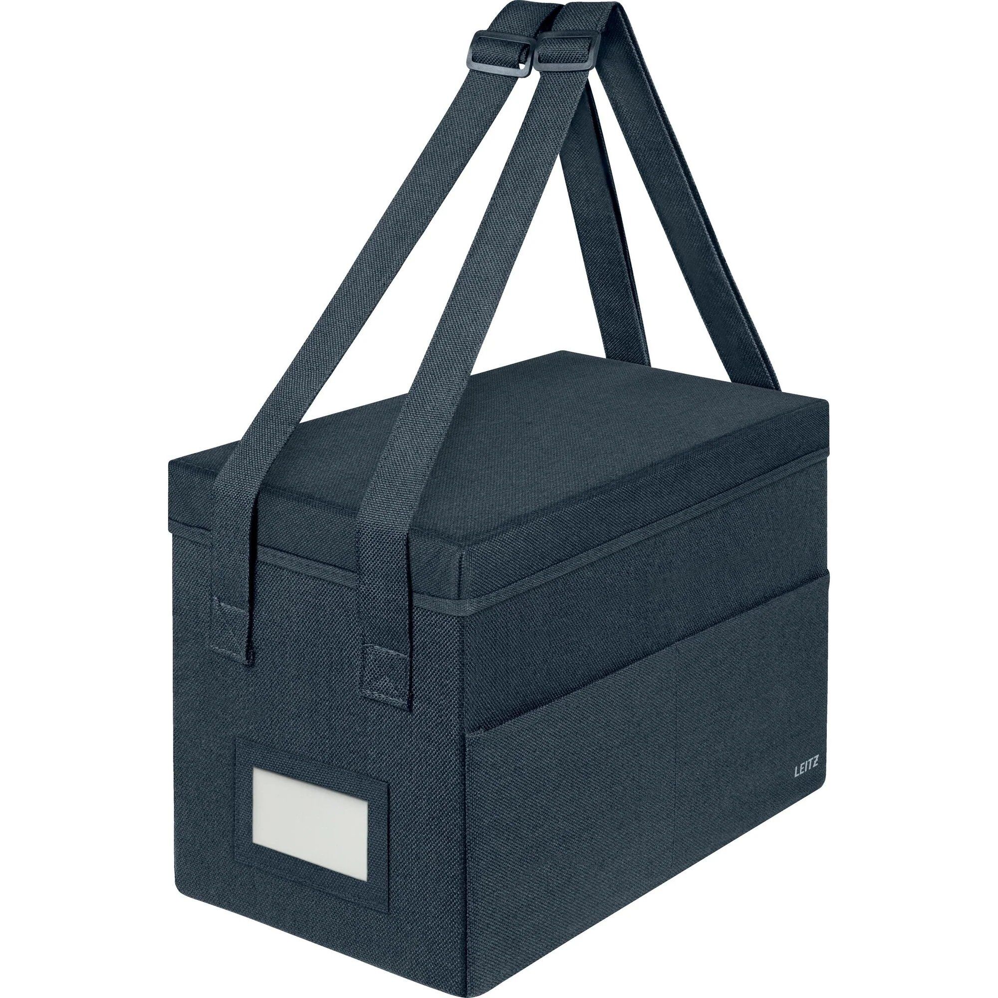 Sac de bureau Esselte Leitz avec couvercle, gris, 200 x 235 x 355 mm (L x H x P) (67240089)