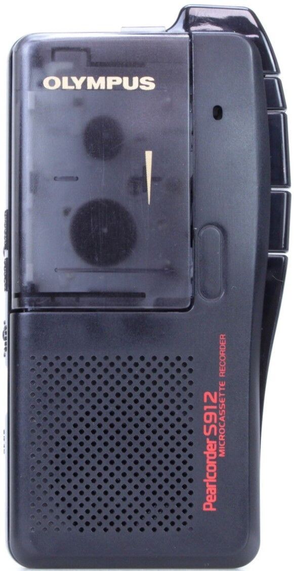Olympus Pearlcorder S912 - Dictaphone à microcassette - noir