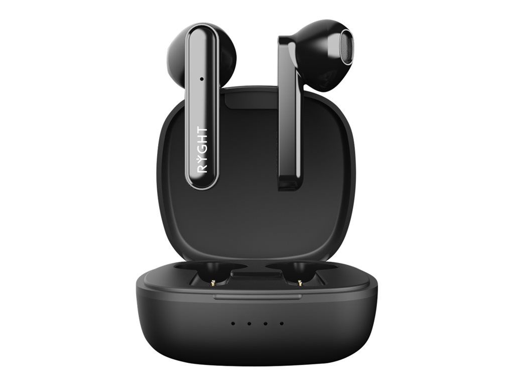 Ryght ALFA - Écouteurs sans fil avec micro - intra-auriculaire - Bluetooth - noir