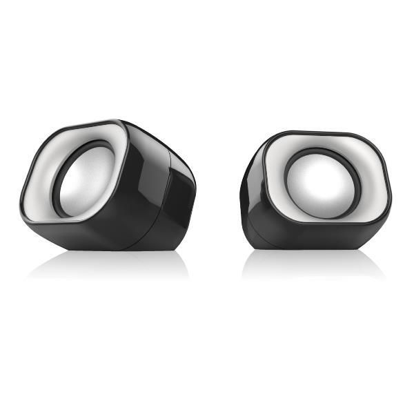 Nilox CASSE ACUSTICHE PREAMPLIFICATE 100W 2-voies Noir Avec fil 2 W