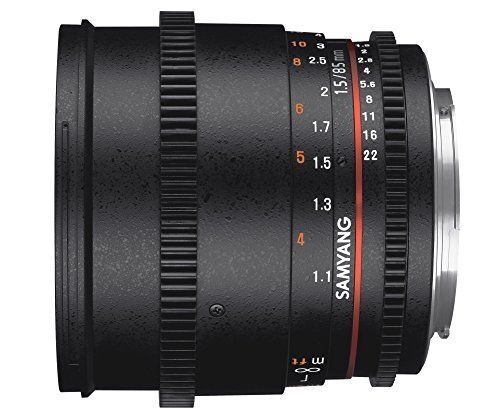 Samyang Objectif pour Nikon 85 mm T1.5 Noir