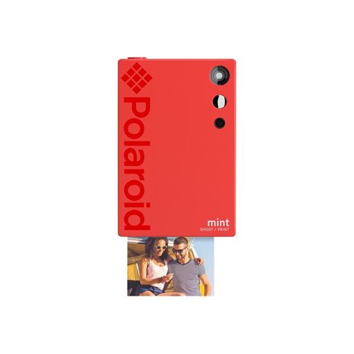 Cámara Compacta Polaroid Mint 2 en 1 - Roja (16 MP, Impresora Instantánea)