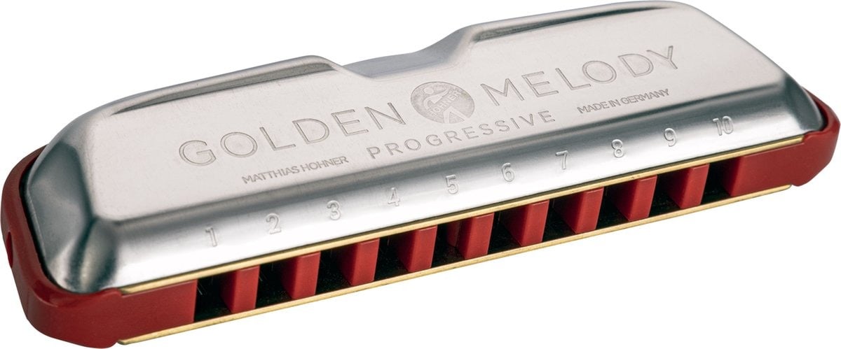 Hohner Golden Melody Progressive, G - Harmonica diatonique