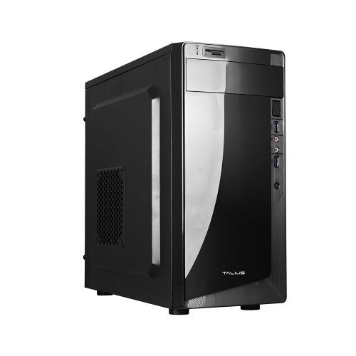 Talius - boitier denver micro-atx - fa 500w - 2x usb 3.0 + jack 3.5 - lecteur sd et microsd - noir