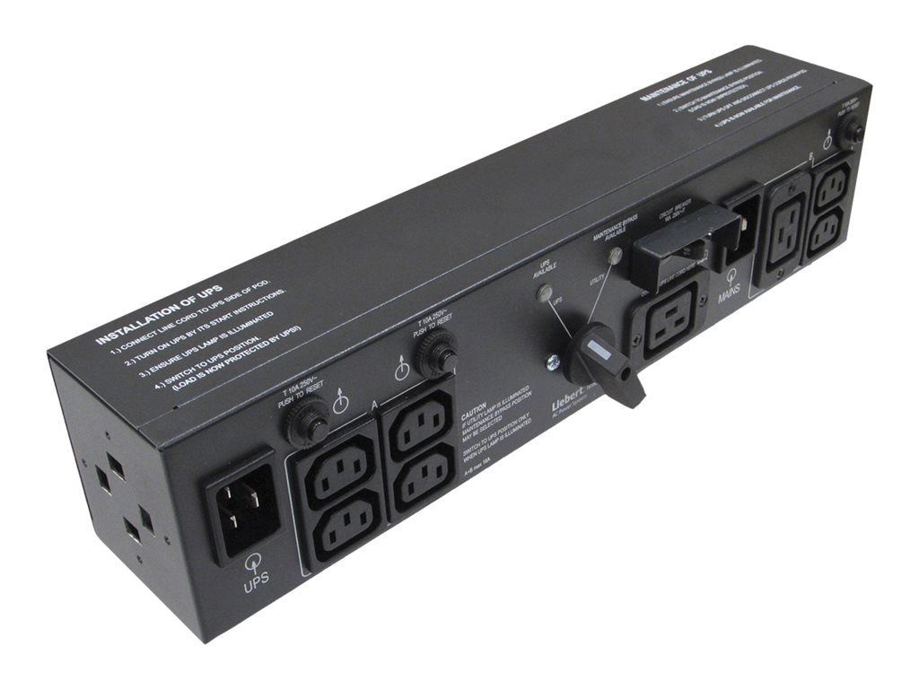 Liebert MicroPod MP2-220L - Bypass switch - CA 230 V - pour Liebert GXT3-3000RT230, GXT4-2000RT230, GXT4-3000RT230; PSI-XR PS3000RT3-230