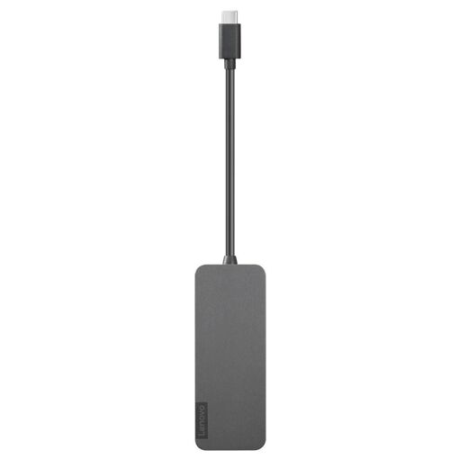 Lenovo USB 3.2 Gen 2 Type-C Hub & Adapter (20Gbps, Gray)