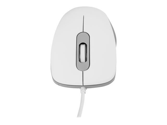 ModeCom MC-M10S - Souris - optique - 3 boutons - filaire - USB - blanc