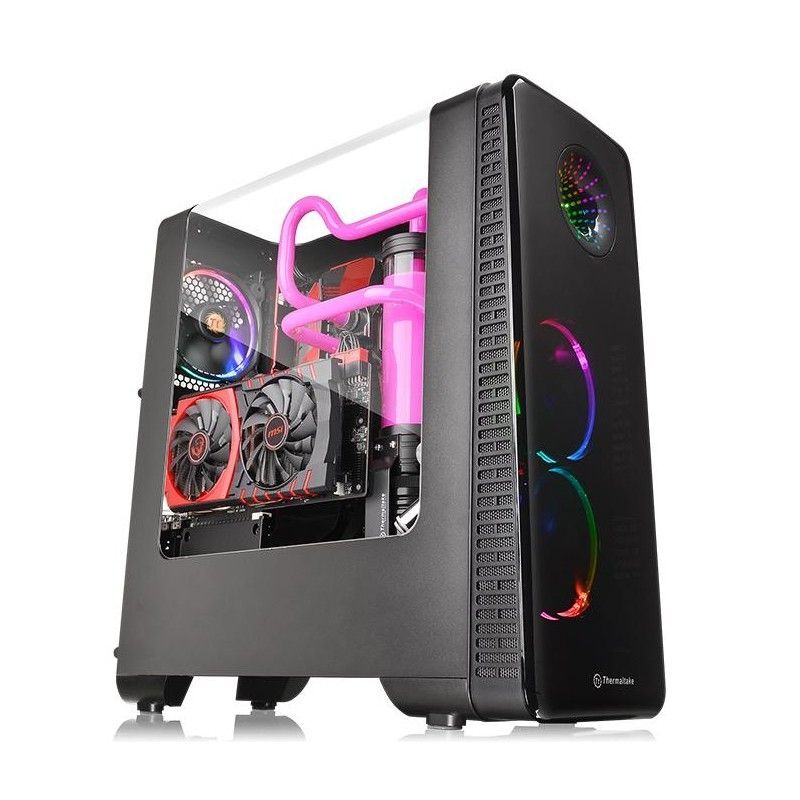Thermaltake View 28 RGB - Tour - ATX - panneau latéral fenêtré - pas d'alimentation - USB/Audio