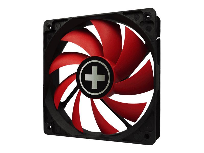 Xilence Performance C Series XPF120.R.PWM - Ventilateur châssis - 120 mm - noir, rouge