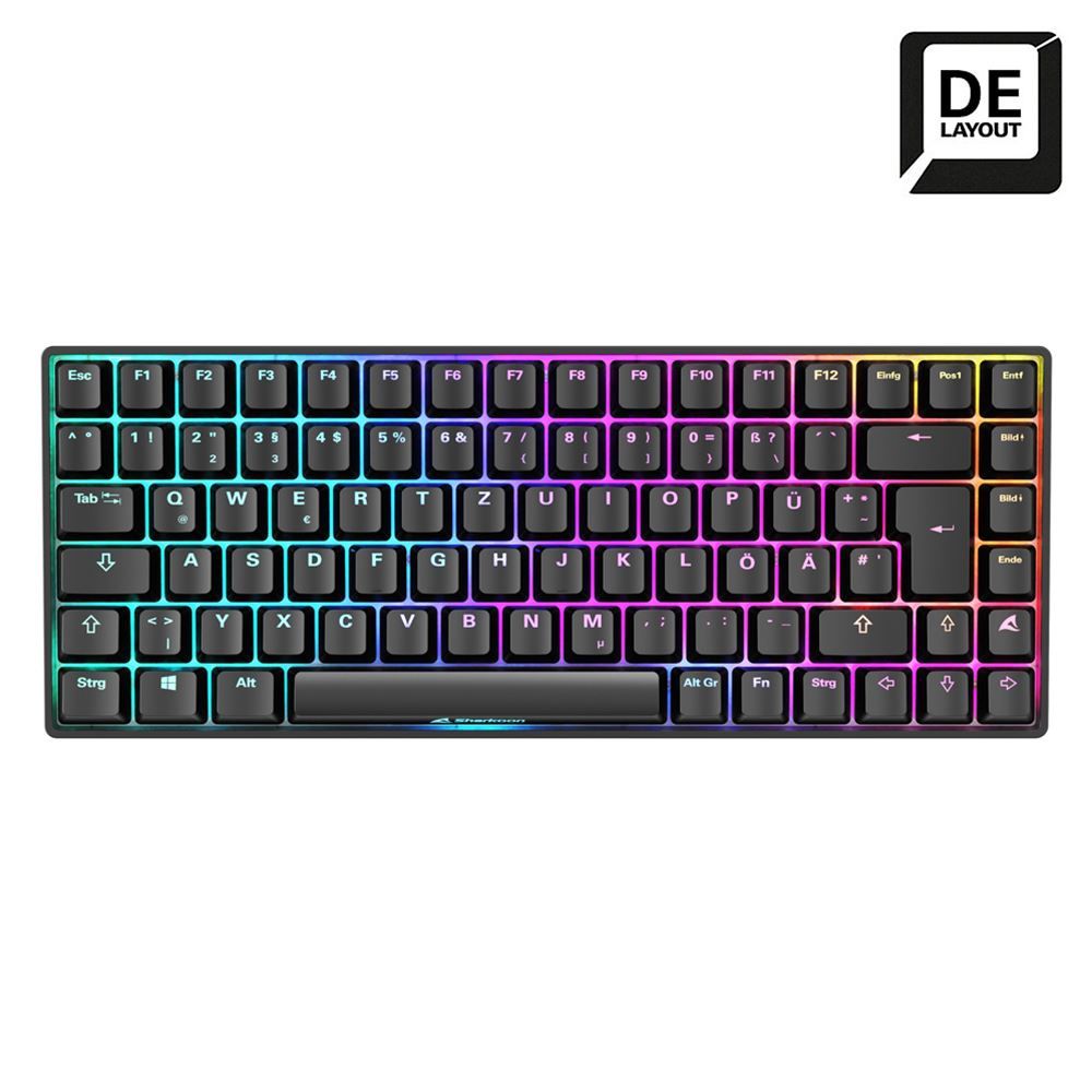 Sharkoon SKILLER SGK50 S3 clavier Gaming USB QWERTZ Allemand Noir