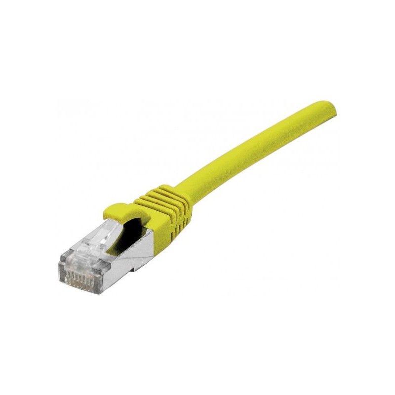 DEXLAN Cordon RJ45 sur câble catégorie 7 S/FTP LSOH snagless jaune - 10 m