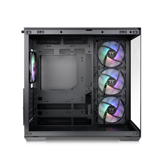 Caja de PC Thermaltake View 380 TG RGB de Torre Media ATX - Negro
