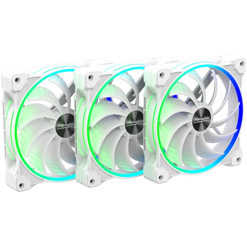Alpenföhn Compatible 140mm Wing Boost 3 Argb Pwm-lüfter, Triple - Wei
