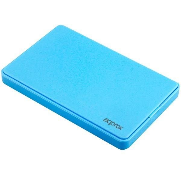 Approx APPHDD300LB Boîtier de disques de stockage Boîtier HDD Bleu 2.5