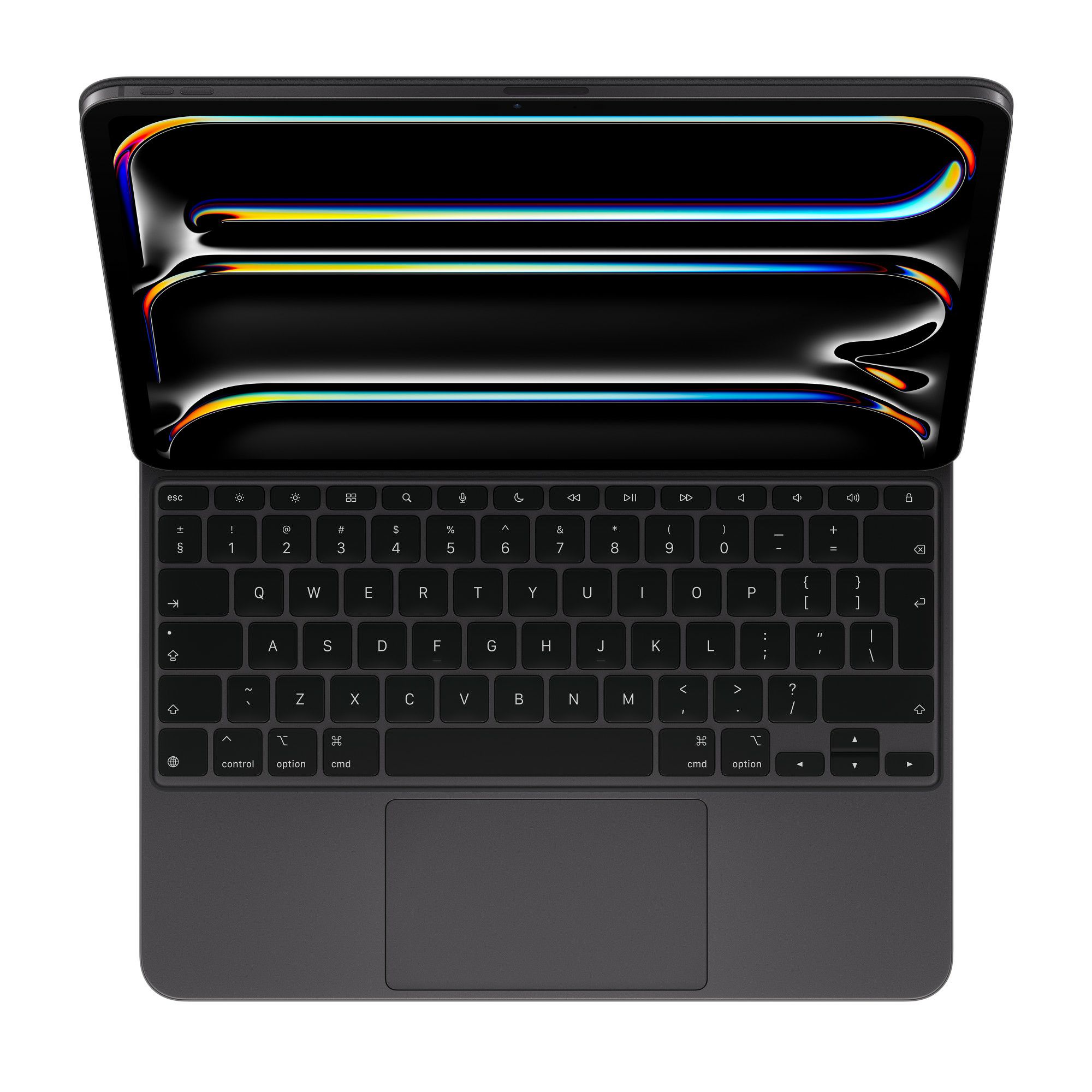 Apple Magic Keyboard - Clavier et étui - avec trackpad - rétroéclairé - Apple Smart connector - QWERTY - Anglais international - noir