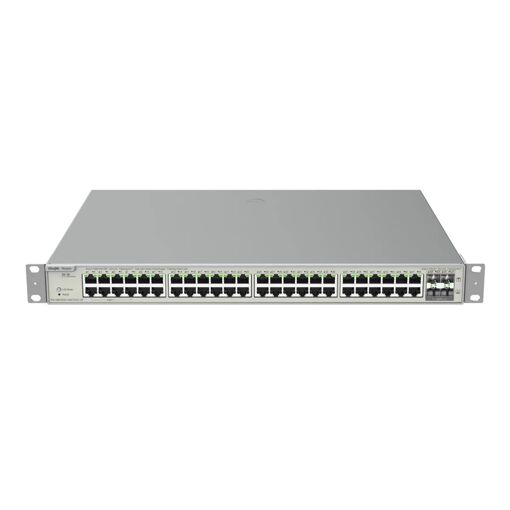 Ruijie Networks Reyee Hi-PoE Cloud Switch with 48 PoE RJ45 Gigabit Ports + 4 SFP+ 10Gb Ports