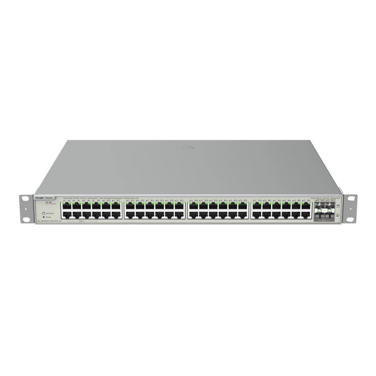 Switch Ruijie Reyee Hi-PoE Cloud avec 48 ports PoE RJ45 Gigabit + 4 ports SFP+ 10Gb