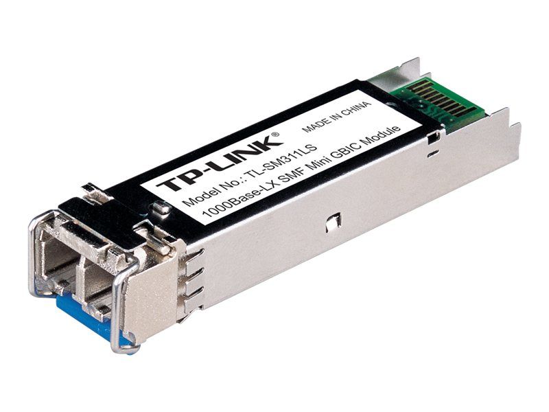 TP-Link TL-SM311LS - Module transmetteur SFP (mini-GBIC) - fibre optique - mode unique LC - jusqu'à 10 km - 1310 nm - pour P/N: TL-SG3452XP V1