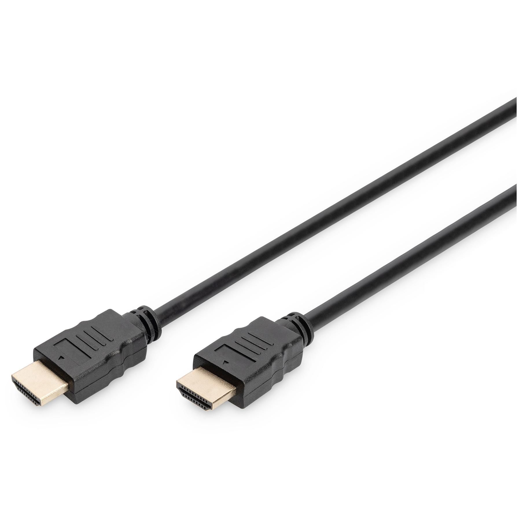 Digitus HDMI à haut débit avec câble de raccordement Ethernet