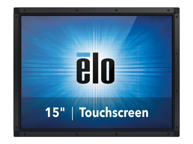 Elo 1590L - Rev B - écran LED - 15" - cadre ouvert - écran tactile - 1024 x 768 @ 75 Hz - 250 cd/m² - 700:1 - 16 ms - HDMI, VGA, DisplayPort - noir