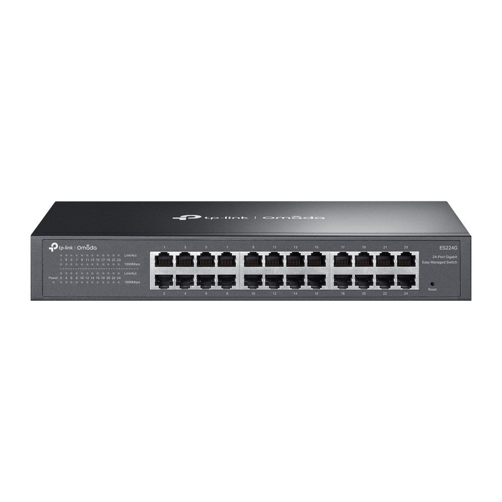 TP-Link Omada ES224G commutateur réseau Géré L2 Gigabit Ethernet (10/100/1000) Noir