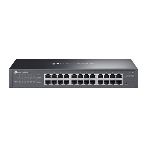 TP-Link Omada ES224G 24-Port Gigabit Ethernet Switch, Managed L2 (10/100/1000) Black