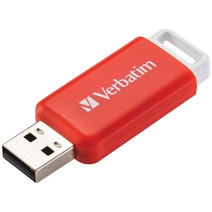 Verbatim DataBar - Clé USB - 16 Go - USB 2.0 - rouge