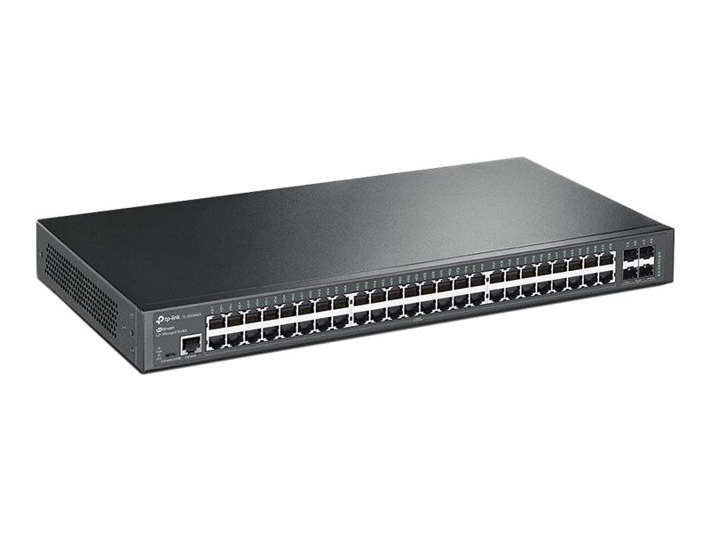 TP-Link JetStream TL-SG3452X V1.6 - Commutateur - C2+ - Géré - 48 x 10/100/1000 + 4 x 10 Gigabit SFP+ - Montable sur rack