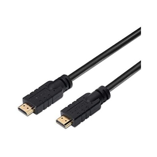 Câble HDMI haut de gamme AISENS 2.0 / HEC 4K 60 Hz avec répéteur, A/M-A/M, noir